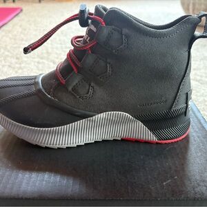 Sorel Kids Waterproof Black Boots